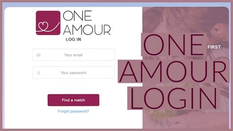 oneamour login|Unterstützung